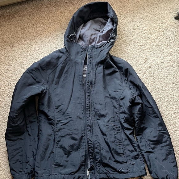 Eddie Bauer Fleece-Lined Black Jacket - Size XS - Picture 1 of 5